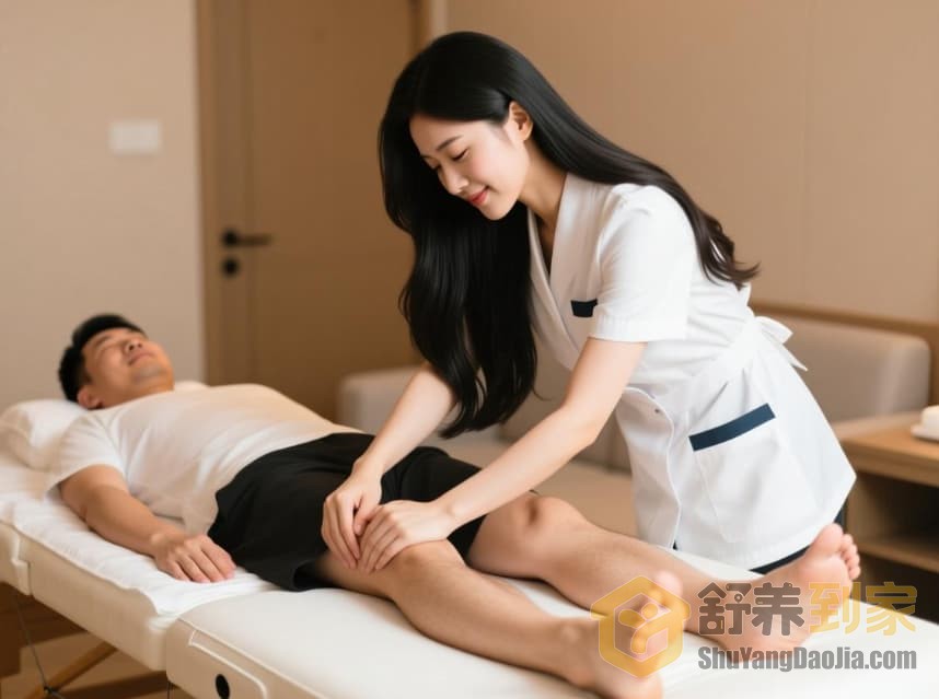 上海初雪拍照打卡后,回屋call舒养到家按摩,技师30分钟上门